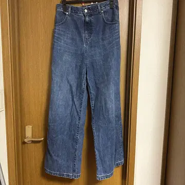 RIM.ARK 데님 Middle straight blue denim