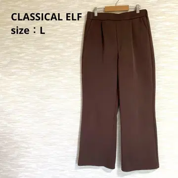 CLASSICAL ELF 컷 플레어 팬츠 [ L ] 턱 오피스 1370