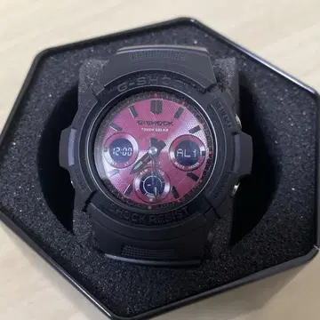 G-SHOCK AWR-M100SAR 블랙 레드 손목시계