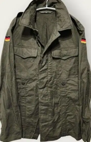 70s 독일군 실물 1979년제 밀리터리 자켓 카키