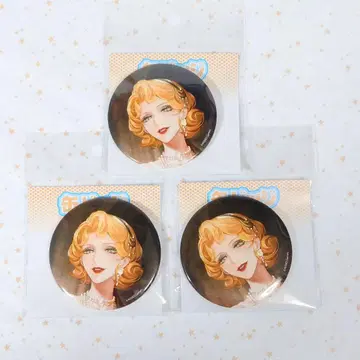 무기미도 캔뱃지 펄 부인 3점