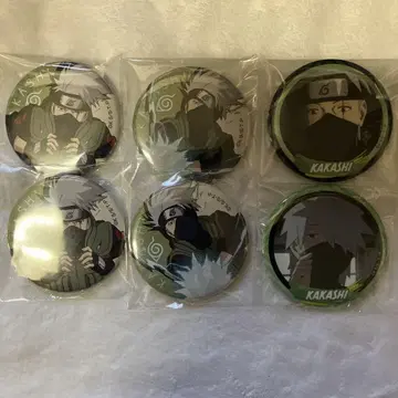 NARUTO 돌풍전 [ 하타케 카카시 ] 캔뱃지 6개 세트