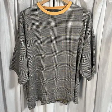 asos 반팔 티셔츠 체크 무늬 2XL