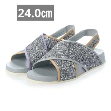 [CAMPER] TWINS 스트랩 샌들 플레인토/그레이 24.0cm