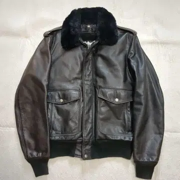 SCHOTT G-1 소가죽 가죽 자켓 보아 라이너 플라이트 자켓