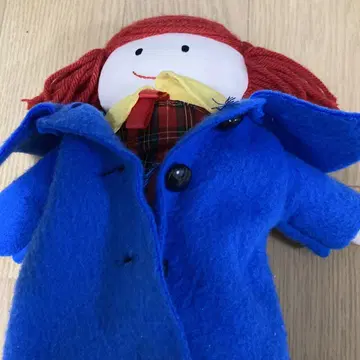 마들렌 인형 러그돌 파란 코트 모자 없음