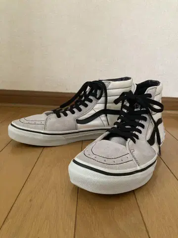 Vans SK8-HI 화이트/블랙 90s