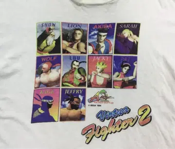 90s SEGA 1994 버추어 파이터 셔츠 싱글 스티치