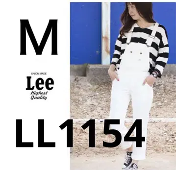 Lee 오버롤 LL1154 화이트 살로펫 M 사이즈