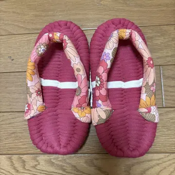 꽃무늬 핑크 조리 폭신폭신 조리