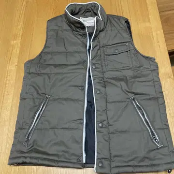 ZACK STYLES 카키 다운 베스트 M 사이즈