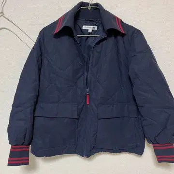 최종 가격 인하! JWA 네이비 퀼팅 자켓 자수 포함