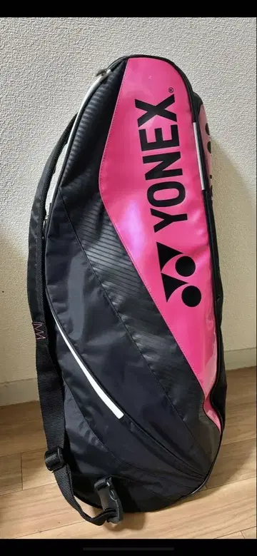 YONEX 테니스 라켓백 배드민턴백 블랙/핑크