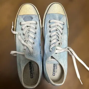 CONVERSE 파랑 로우컷 스니커즈