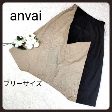 anvai 유쾌한 패치워크 코튼 사루엘 팬츠 블랙 프리 사이즈