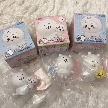 나가노 마켓 나가노의 곰 치이카와 (먼작귀) 피규어 마스코트 3종 세트