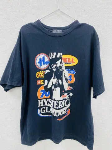 HYSTERIC GLAMOUR 카메라 걸 T셔츠