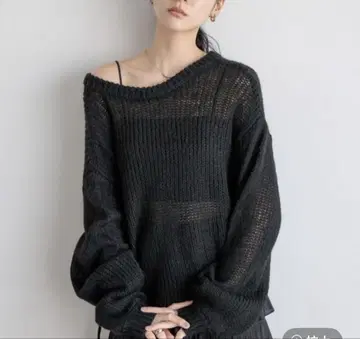 드로스트 모헤어 V 풀오버 LS 로리즈팜 미사용 새상품 이번 시즌 신상