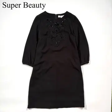 슈퍼 뷰티 비쥬 블랙 원피스 모드 포멀