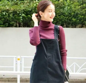 이에나 6x3 리브 터틀넥 풀오버