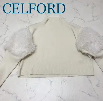 CELFORD 셀포드 퍼 풀오버 니트