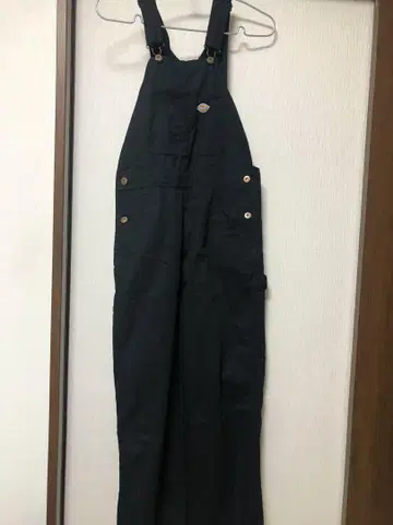 Dickies 블랙 오버롤