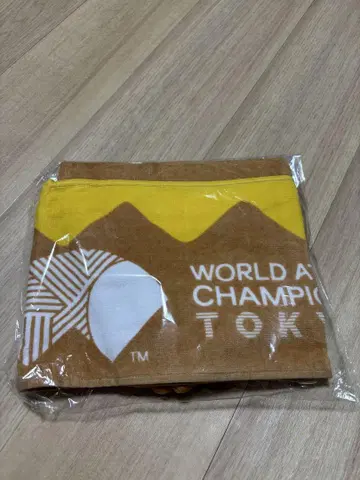 세계 육상 굿즈 귀 달린 리쿠 원 머플러 타월