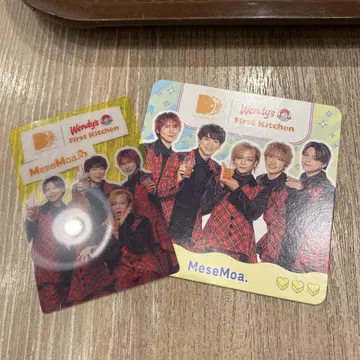 MeseMoa. Wendy's First Kitchen 코스터 & 카드