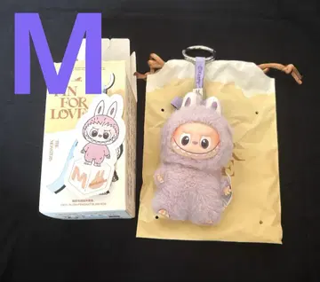 popmart PIN FOR LOVE labubu 봉제 인형 펜던트 M