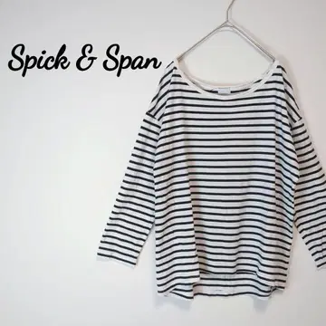 Spick & Span 티셔츠 보더 무늬 패턴 제품 스테디셀러 심플