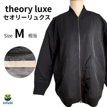 새상품급 theory luxe 블루종 자켓 38 블랙 경량 나일론