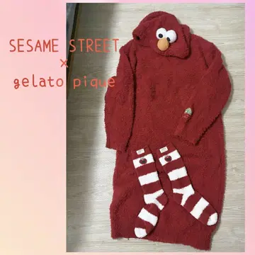 gelato pique 룸웨어 엘모 세서미 스트릿 양말