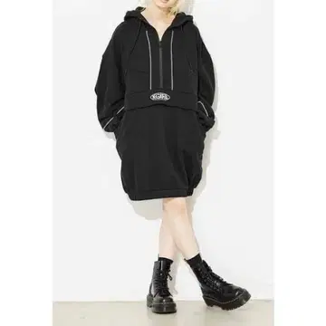 X-GIRL SWEAT ANORAK DRESS