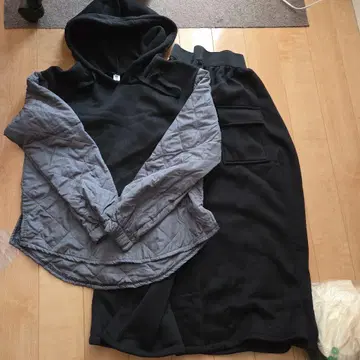 후드 부착 퀼팅 셋업