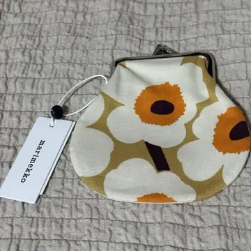 마리메꼬 marimekko 가마구치 파우치 우니코 소품함 캐러멜