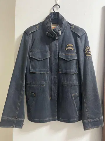 CASTELBAJAC 밀리터리 데님 자켓 L