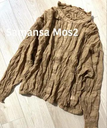 사만사 모스모스 셔링 블라우스