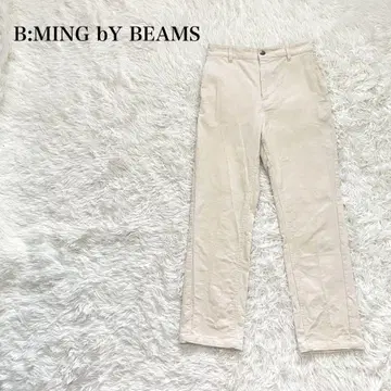 비밍 바이 빔즈 코듀로이 팬츠 아이보리 허리밴딩 스트레이트