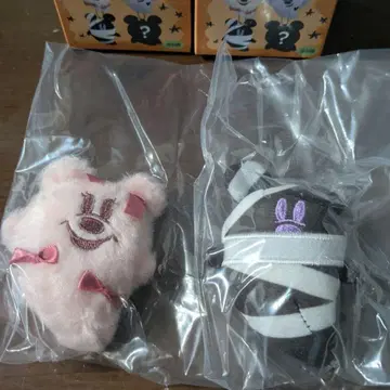 디즈니 할로윈 봉제 인형 참 2세트