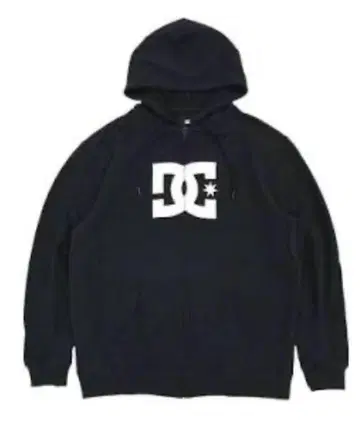 DC 디씨 블랙 풀 집업 후드티