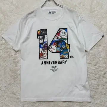 챌린저 14주년 기념 한정판 넘버링 반지 반팔 T셔츠 XL