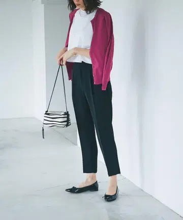 La boutique BonBon [38] 스트레치 트윌 테이퍼드 팬츠