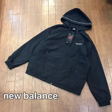 new balance 오버 사이즈 지퍼 나일론 후디