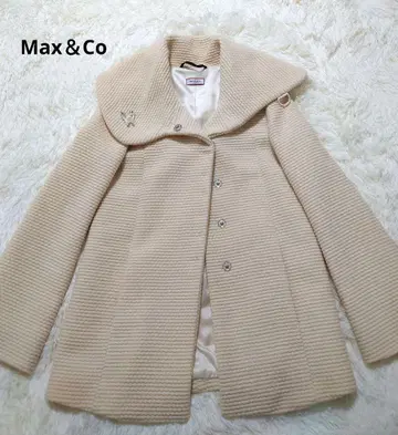 MAX&Co. 맥스앤코 아이보리 피코트 S