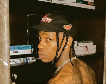 TRAVIS SCOTT CACTI 로고 HAT 블랙