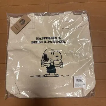스벅 스누피 콜라보 토트백