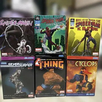 MARVEL 피규어 6체 묶음 판매