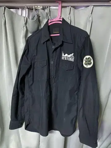 HYSTERIC GLAMOUR 블랙 긴팔 셔츠 L