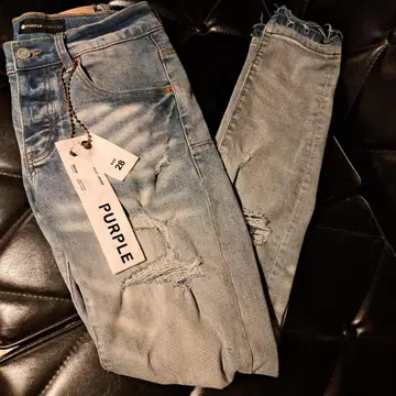 purple brand 데미지 데님 사이즈 28