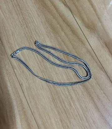 실버 체인 목걸이 키헤이 약 60cm 39그램